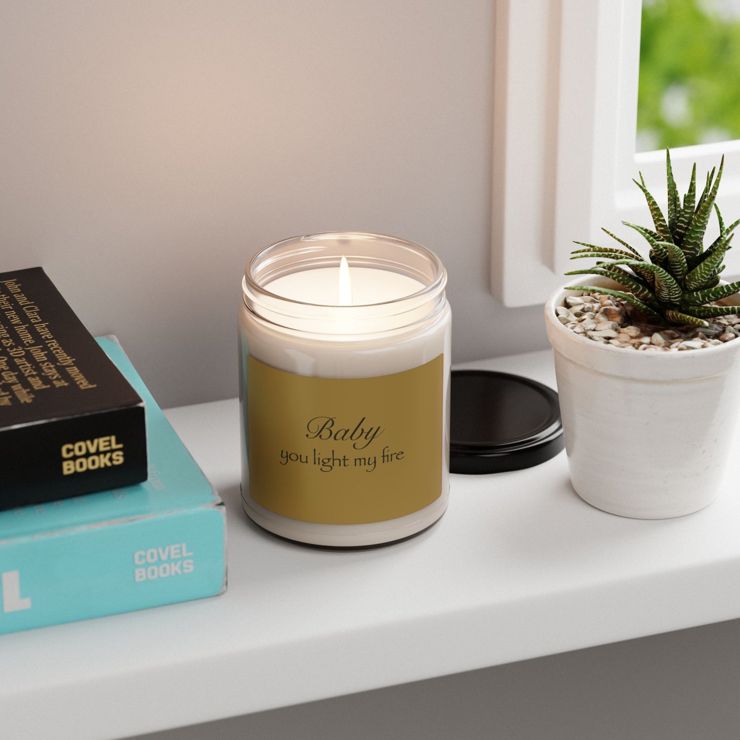 Soy Candle — "Baby You Light My Fire" Romantic 9 oz Scented Candle
