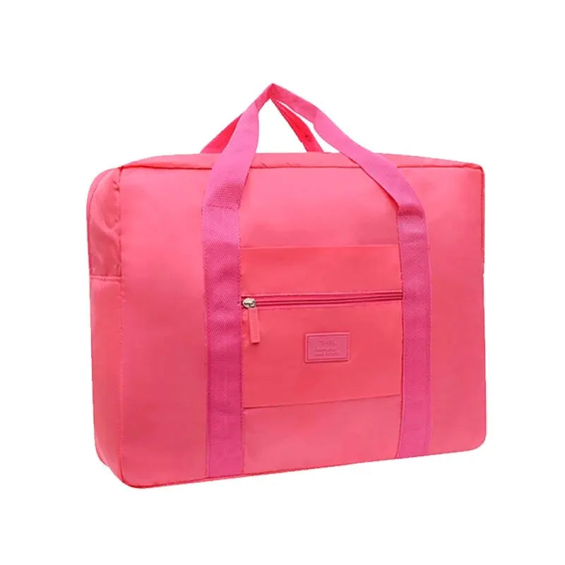 Compact & Foldable Travel Duffel Bag: Lightweight, Gender-Neutral Tote for Convenient Carry-On Luggage, Perfect for Weekends Awa