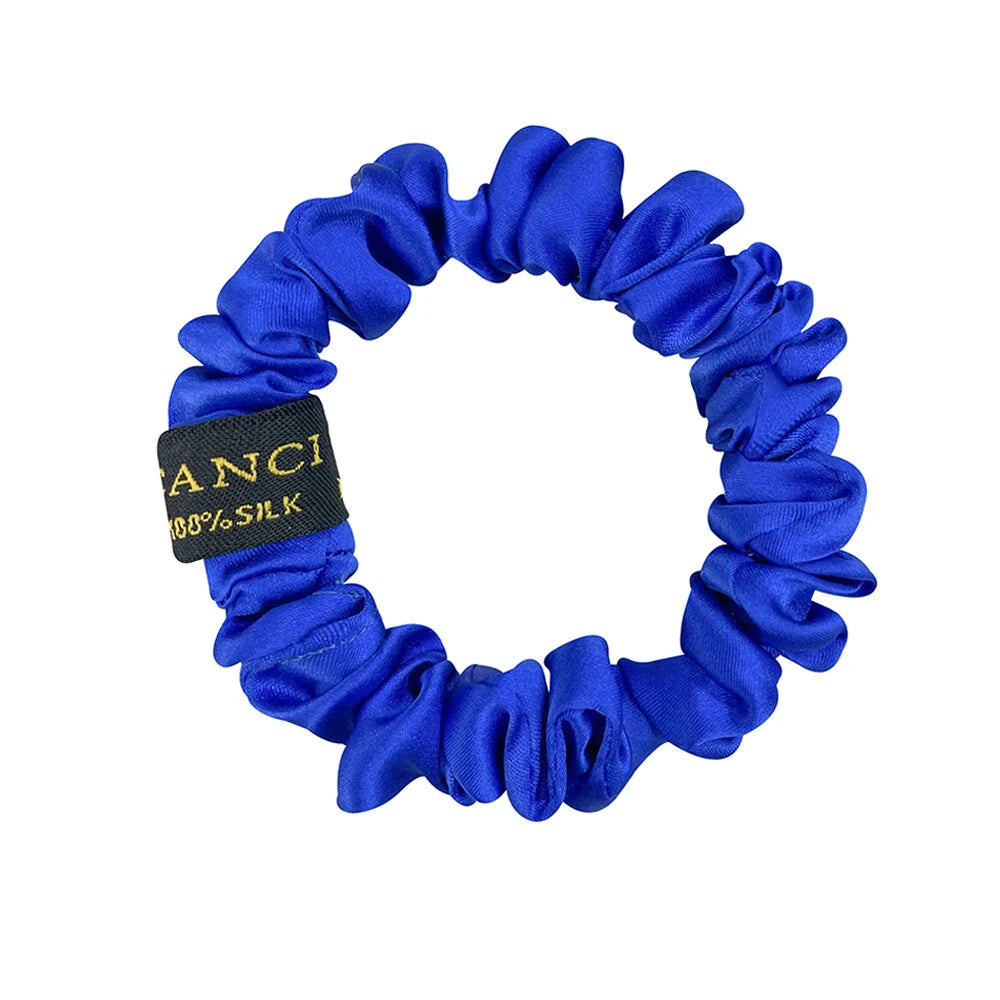 100% Natural Mulberry Silk Hair Ties Elastic Ponytail Holders No Damage for Women Girls 19 Momme 1.5CM