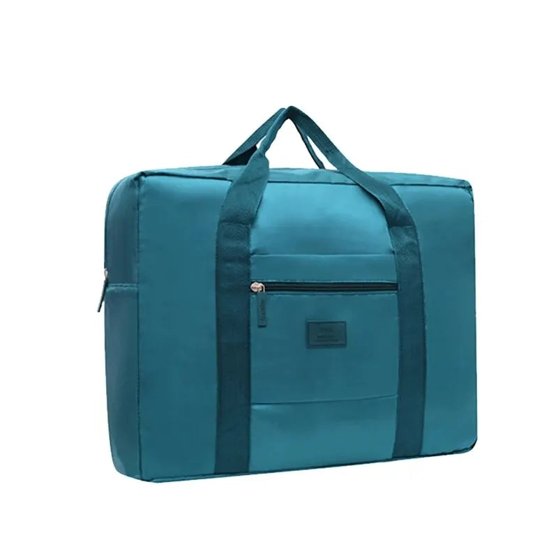 Compact & Foldable Travel Duffel Bag: Lightweight, Gender-Neutral Tote for Convenient Carry-On Luggage, Perfect for Weekends Awa