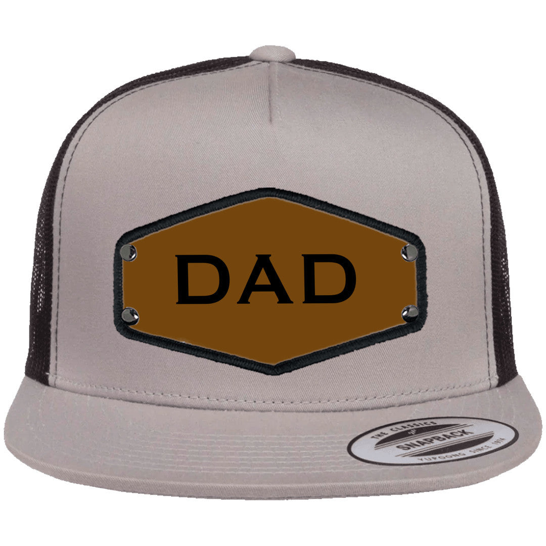 Dad Trucker Hat Black by Yupoong