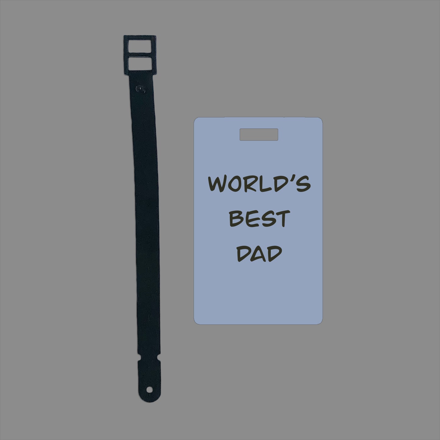 World's Best Dad Luggage Tag