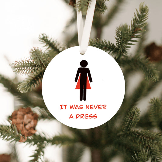 It Was Never a Dress Ornament