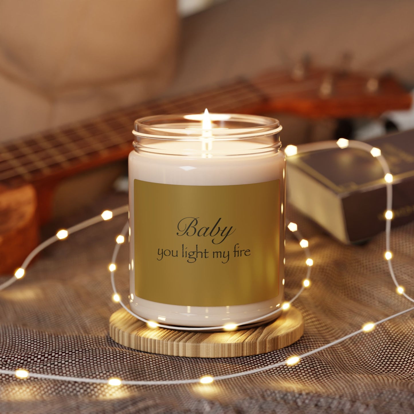 Soy Candle — "Baby You Light My Fire" Romantic 9 oz Scented Candle