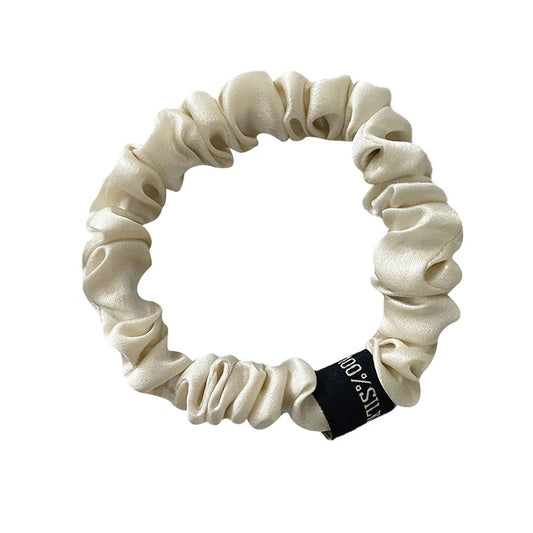 100% Natural Mulberry Silk Hair Ties Elastic Ponytail Holders No Damage for Women Girls 19 Momme 1.5CM