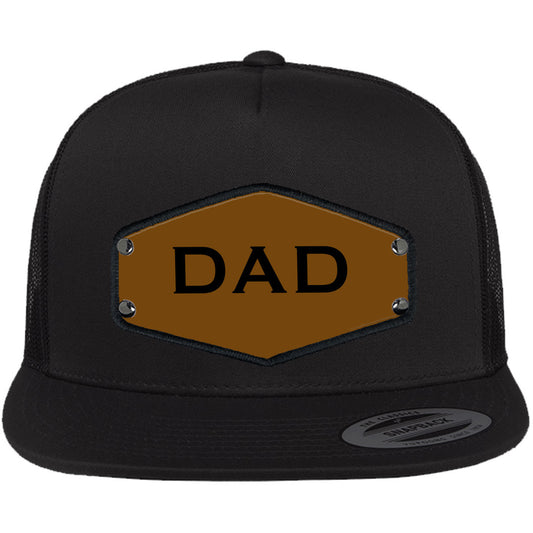 Dad Trucker Hat Black by Yupoong