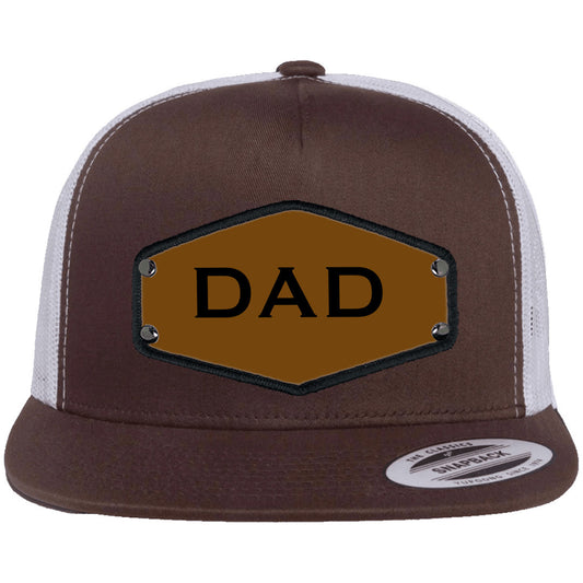 Dad Trucker Hat Black by Yupoong