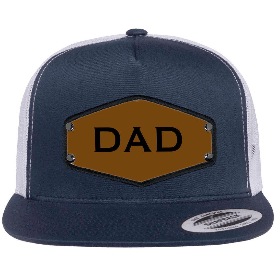 Dad Trucker Hat Black by Yupoong