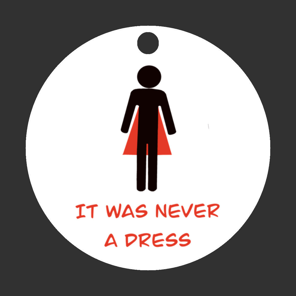 It Was Never a Dress Ornament