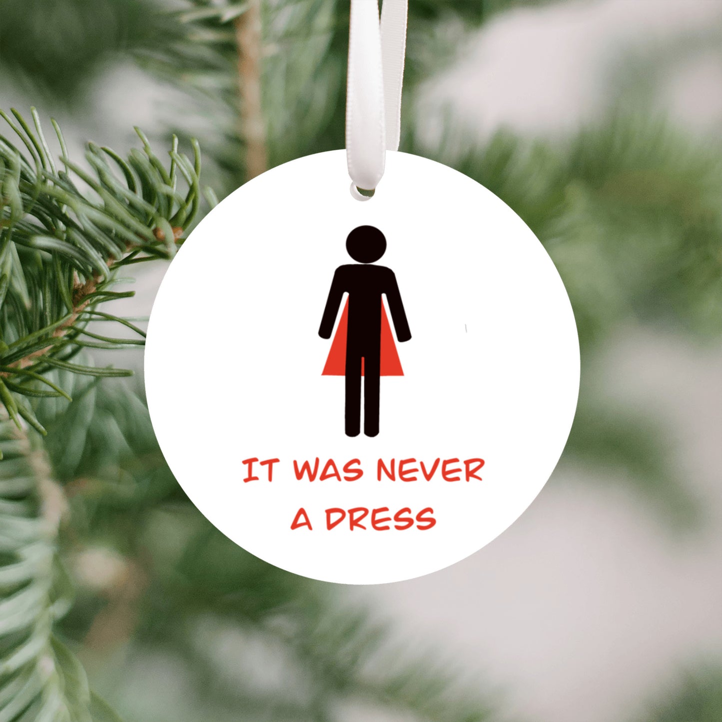 It Was Never a Dress Ornament