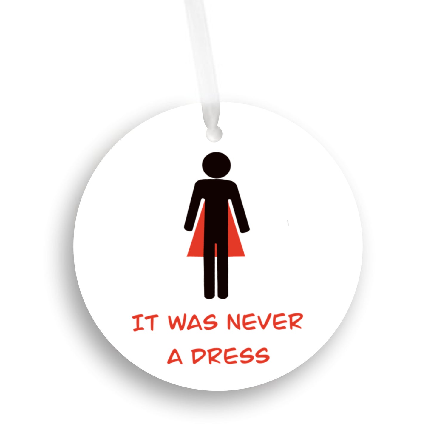 It Was Never a Dress Ornament